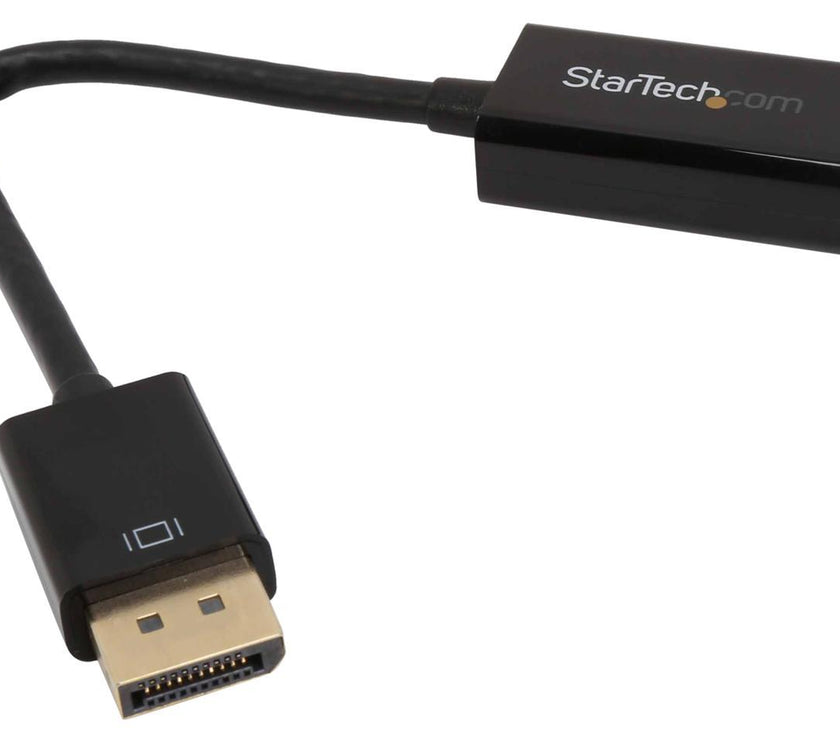 StarTech.com DP2HD4KS DisplayPort to HDMI 4K Audio / Video Converter - DP 1.2 to HDMI Active Adapter for Desktop / Laptop