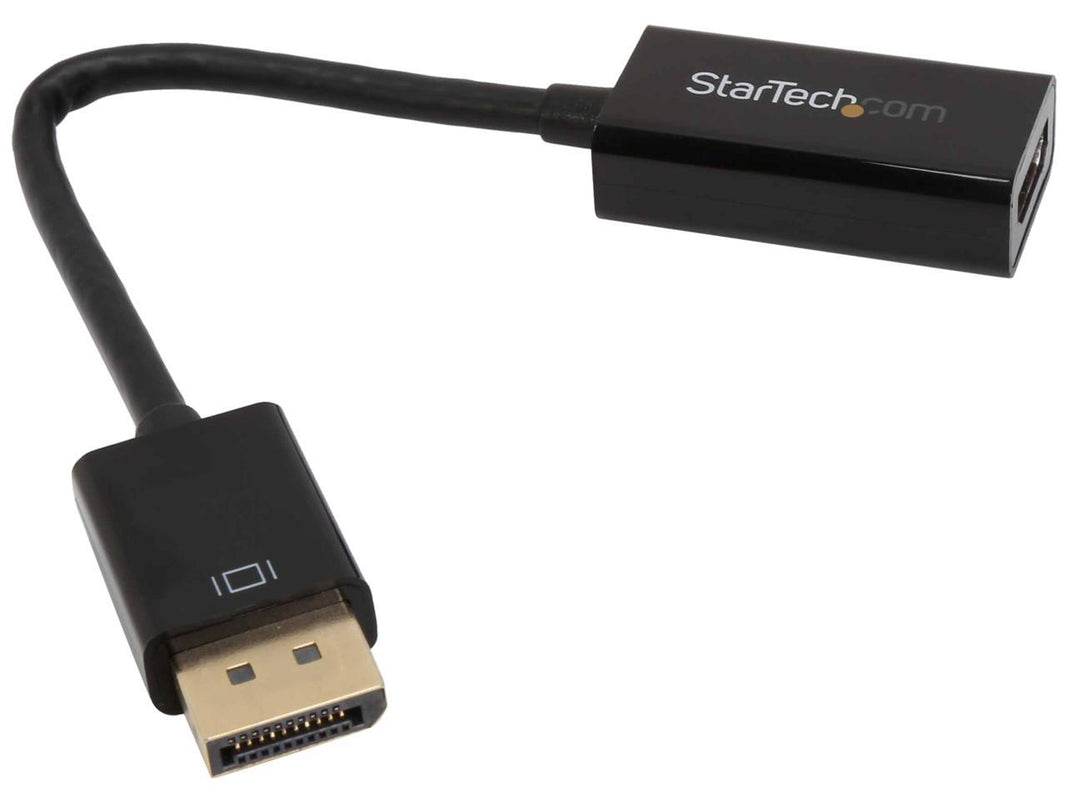 StarTech.com DP2HD4KS DisplayPort to HDMI 4K Audio / Video Converter - DP 1.2 to HDMI Active Adapter for Desktop / Laptop