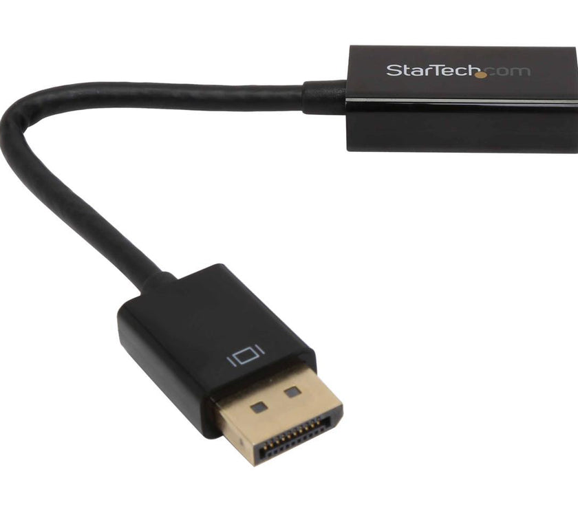 StarTech.com DP2HD4KS DisplayPort to HDMI 4K Audio / Video Converter - DP 1.2 to HDMI Active Adapter for Desktop / Laptop