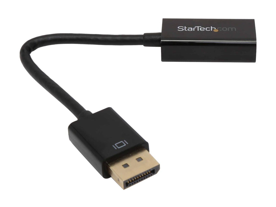 StarTech.com DP2HD4KS DisplayPort to HDMI 4K Audio / Video Converter - DP 1.2 to HDMI Active Adapter for Desktop / Laptop