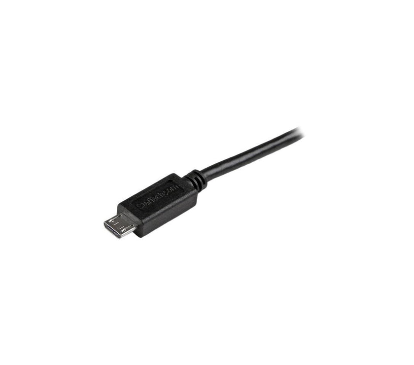 StarTech.com 1 ft Mobile Charge Sync USB to Slim Micro USB Cable for Smartphones and Tablets - A to Micro B