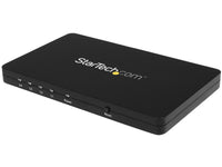 StarTech.com ST124HD4K 4K HDMI 4-Port Video Splitter - 1 x 4 HDMI Splitter w/ Solid Aluminum Housing - 4K 30 Hz