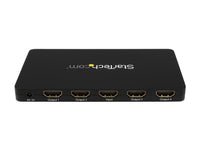 StarTech.com ST124HD4K 4K HDMI 4-Port Video Splitter - 1 x 4 HDMI Splitter w/ Solid Aluminum Housing - 4K 30 Hz