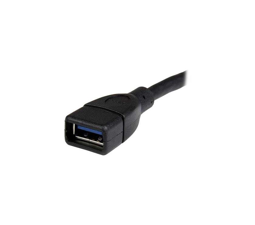 StarTech.com 6in Black USB 3.0 Extension Adapter Cable A to A - M/F