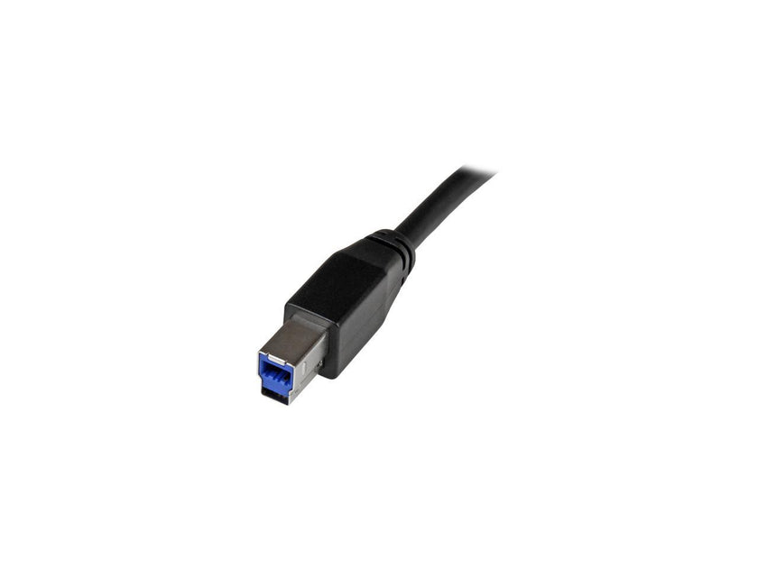 StarTech.com 5m 15 ft Active USB 3.0 USB-A to USB-B Cable - M/M - USB A to B Cable - USB 3.1 Gen 1 (5 Gbps)