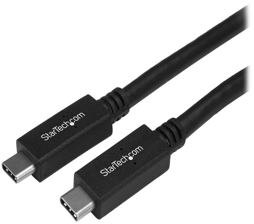 StarTech USB31CC1M USB C Cable - 3 ft. / 1m - 10 Gbps - 4K - USB-IF - Charge and Sync - USB Type C to Type C Cable - USB Type C Cable