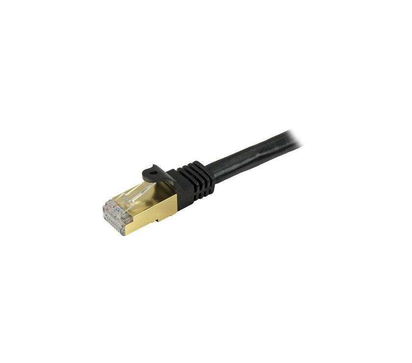 StarTech.com C6ASPAT7BK 7 ft. Cat 6A Black Shielded Network Ethernet Cables