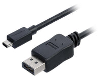 StarTech.com CDP2DPMM6B Black USB-C to DisplayPort Adapter Cable - 4K at 60 Hz