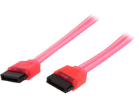 Nippon Labs SATA3-INS-6-LL-RD 6.0Gbit/s SATA3 Type L to SATA3 Type L Internal Shielded Cable UV Red