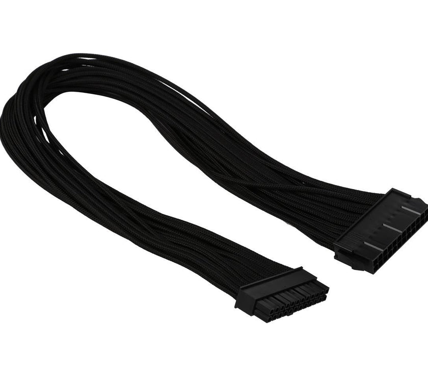 Phanteks PH-CB24P_BK 1.64 ft. (0.50m) 24 Pin M/B Premium Sleeved Extension cable