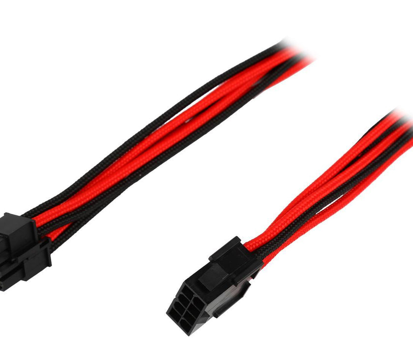 Phanteks PH-CB8P_BR 1.64 ft. (0.50m) 8 to 8 (4+4 )Pin M/B Premium Sleeved Extension cable