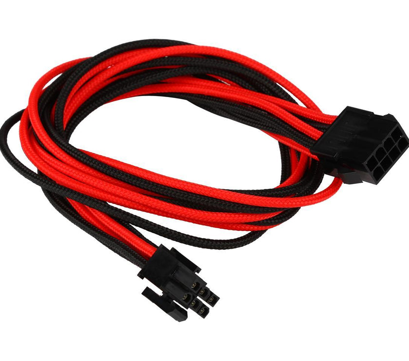 Phanteks PH-CB8P_BR 1.64 ft. (0.50m) 8 to 8 (4+4 )Pin M/B Premium Sleeved Extension cable