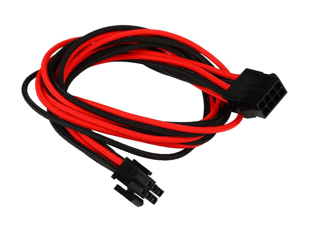 Phanteks PH-CB8P_BR 1.64 ft. (0.50m) 8 to 8 (4+4 )Pin M/B Premium Sleeved Extension cable