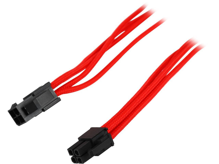 Phanteks PH-CB4P_RD 1.64 ft. (0.50m) 4 Pin M/B Premium Sleeved Extension Cable