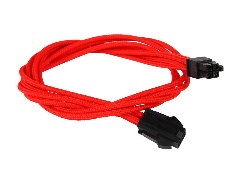 Phanteks PH-CB4P_RD 1.64 ft. (0.50m) 4 Pin M/B Premium Sleeved Extension Cable