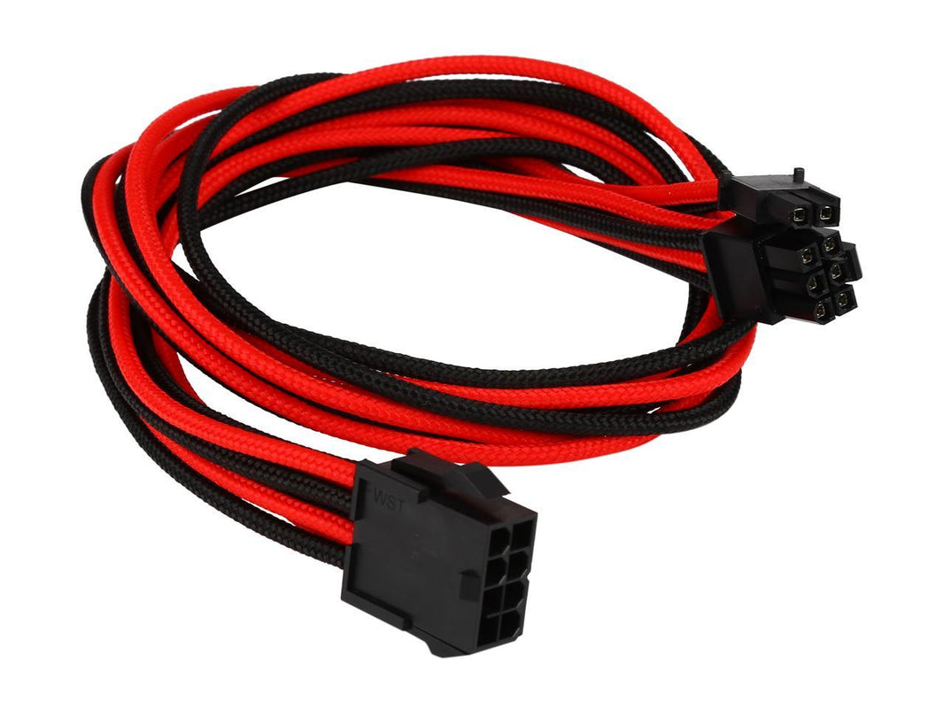 Phanteks PH-CB8V_BR 1.64 ft. (0.50m) 8 to 8 (6+2) Pin VGA Premium Sleeved Extension cable