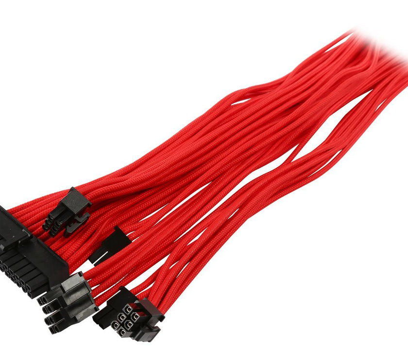 Phanteks PH-CB-CMBO_RD 1.64 ft. (0.50m) Cables - Internal Power Cables Female to Female