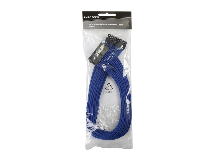 Phanteks PH-CB24P_BL 24 Pin M/B Extension Cable 500mm Length