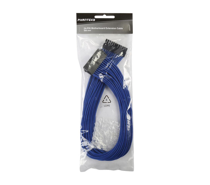 Phanteks PH-CB24P_BL 24 Pin M/B Extension Cable 500mm Length