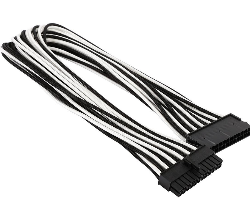 Phanteks PH-CB24P_BW 1.64 ft. (0.50m) 24 Pin M/B Extension Cable 500mm Length