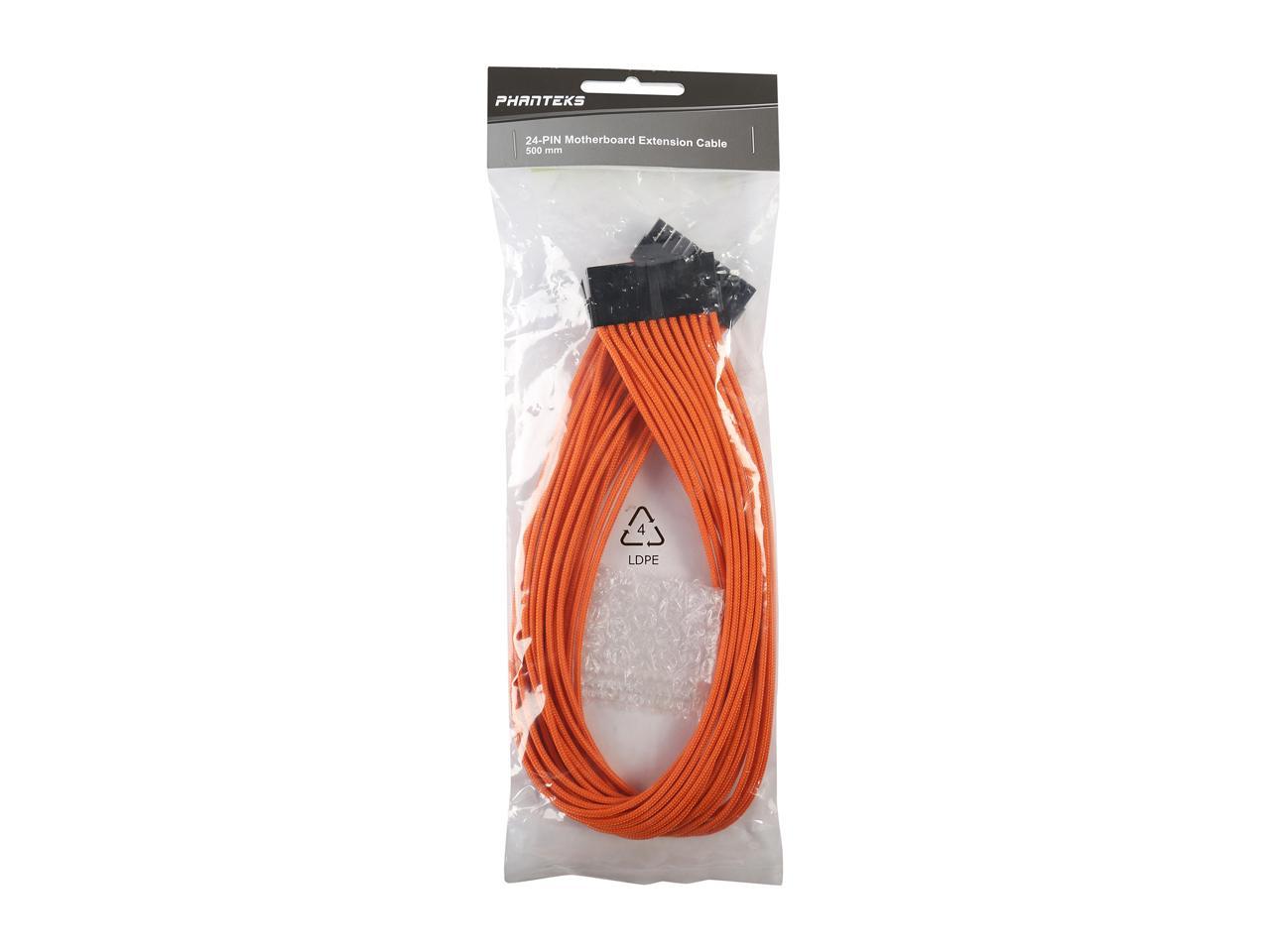 Phanteks PH-CB24P_OR 24 Pin M/B Extension Cable 500mm Length