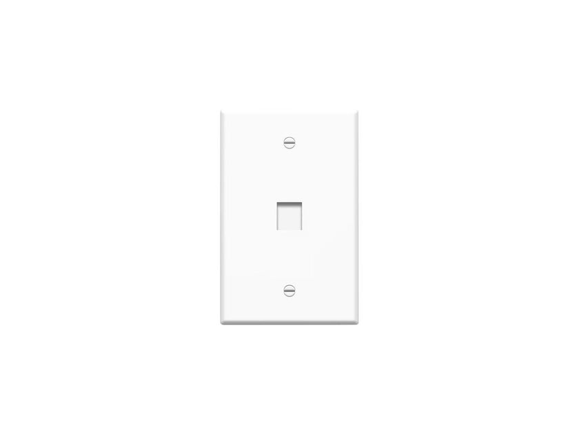 4XEM 4XFP01KYWH 1 Outlet RJ45 Wall Plate/ Face Plate White