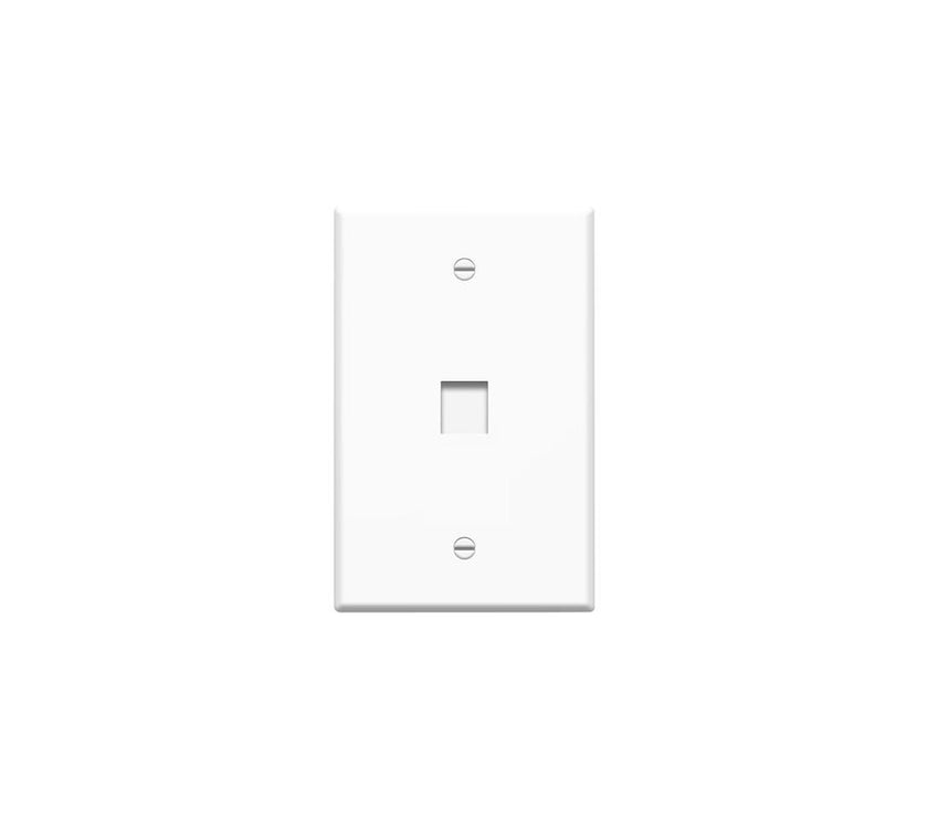 4XEM 4XFP01KYWH 1 Outlet RJ45 Wall Plate/ Face Plate White