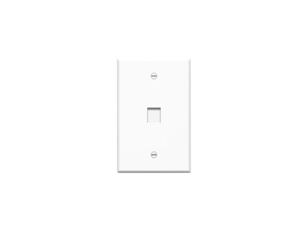 4XEM 4XFP01KYWH 1 Outlet RJ45 Wall Plate/ Face Plate White