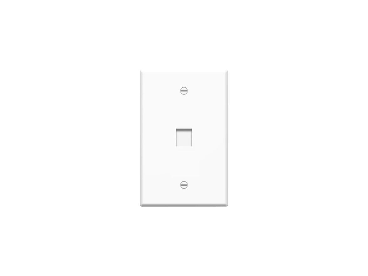 4XEM 4XFP01KYWH 1 Outlet RJ45 Wall Plate/ Face Plate White
