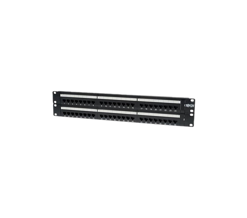 TRIPP LITE N252-048 48-Port Cat6 Patch Panel 568B