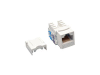 Tripp Lite Cat6/Cat5e 110 Style Punch Down Keystone Jack, White, 25-Pack, TAA (N238-025-WH)