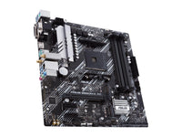 ASUS PRIME B550M-A AC AMD AM4 mATX motherboard with impressive features, including PCIe 4.0, dual M.2 slots, WiFi, HDMI, D-Sub, DVI, SATA 6 Gbps, USB 3.2 Gen 2 ports, and Aura Sync RGB lighting