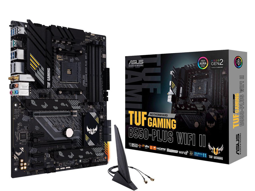 ASUS TUF GAMING B550-PLUS WIFI II AM4 AMD B550 SATA 6Gb/s ATX AMD Motherboard