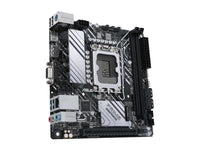 ASUS PRIME H610I-PLUS D4 LGA 1700 (Intel 12th & 13th Gen & Intel vPro) mini ITX Motherboard (PCIe 4.0, DDR4, USB 3.2 Gen 1 Type-A, M.2 slot, 1 Gb Lan, DP/HDMI/D-Sub, V-M.2 slot (Key E), Q-LED)