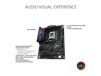 ASUS ROG STRIX X670E-E GAMING WIFI AMD X670 AM5 Ryzen Desktop 9000 8000 & 7000 ATX motherboard, 18+2 power stages, DDR5, 4x M.2 slots with heatsink, PCIe 5.0, USB 3.2 Gen 2x2, WiFi 6E, AI Cooling II