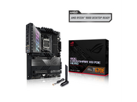 ASUS ROG Crosshair X670E Hero AMD X670 AM5 Ryzen Desktop 9000 8000 & 7000 ATX motherboard, 18 + 2 power stages, PCIe 5.0, DDR5, 5x M.2 slots, USB 3.2 Gen 2x2 with Quick Charge 4+, USB4, Wi-Fi 6E