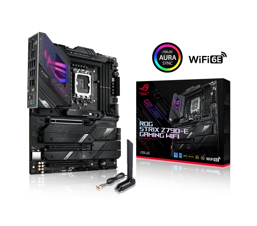 ASUS ROG Strix Z790-E Gaming WiFi 6E LGA 1700(Intel 14th &12th&13th Gen)ATX gaming motherboard(PCIe 5.0, DDR5,18+1 ower stages,2.5 Gb LAN, Bluetooth v5.2,Thunderbolt 4,support up to 5xM.2,1xPCIe 5.0 M.2,Front panel USB 3.2 Gen 2x2 Type-C wi