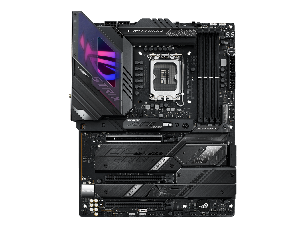 ASUS ROG Strix Z790-E Gaming WiFi 6E LGA 1700(Intel 14th &12th&13th Gen)ATX gaming motherboard(PCIe 5.0, DDR5,18+1 ower stages,2.5 Gb LAN, Bluetooth v5.2,Thunderbolt 4,support up to 5xM.2,1xPCIe 5.0 M.2,Front panel USB 3.2 Gen 2x2 Type-C wi