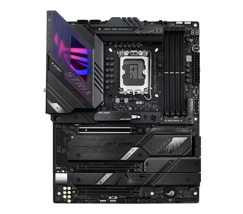 ASUS ROG Strix Z790-E Gaming WiFi 6E LGA 1700(Intel 14th &12th&13th Gen)ATX gaming motherboard(PCIe 5.0, DDR5,18+1 ower stages,2.5 Gb LAN, Bluetooth v5.2,Thunderbolt 4,support up to 5xM.2,1xPCIe 5.0 M.2,Front panel USB 3.2 Gen 2x2 Type-C wi