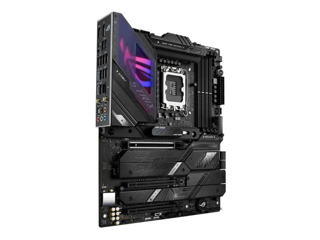 ASUS ROG Strix Z790-E Gaming WiFi 6E LGA 1700(Intel 14th &12th&13th Gen)ATX gaming motherboard(PCIe 5.0, DDR5,18+1 ower stages,2.5 Gb LAN, Bluetooth v5.2,Thunderbolt 4,support up to 5xM.2,1xPCIe 5.0 M.2,Front panel USB 3.2 Gen 2x2 Type-C wi