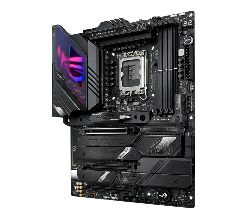 ASUS ROG Strix Z790-E Gaming WiFi 6E LGA 1700(Intel 14th &12th&13th Gen)ATX gaming motherboard(PCIe 5.0, DDR5,18+1 ower stages,2.5 Gb LAN, Bluetooth v5.2,Thunderbolt 4,support up to 5xM.2,1xPCIe 5.0 M.2,Front panel USB 3.2 Gen 2x2 Type-C wi