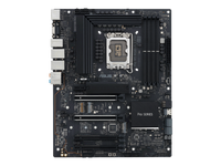 ASUS Pro WS W680-ACE IPMI Intel W680 LGA 1700 ATX workstation motherboard, dual PCIe 5.0x16 slot, DDR5, ECC memory and XMP support, dual Intel 2.5 Gb Lan, 3xPCIe 4.0 M.2 slots, USB 3.2 Gen 2x2 front panel connector, SlimSAS.