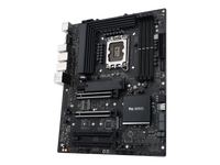 ASUS Pro WS W680-ACE IPMI Intel W680 LGA 1700 ATX workstation motherboard, dual PCIe 5.0x16 slot, DDR5, ECC memory and XMP support, dual Intel 2.5 Gb Lan, 3xPCIe 4.0 M.2 slots, USB 3.2 Gen 2x2 front panel connector, SlimSAS.