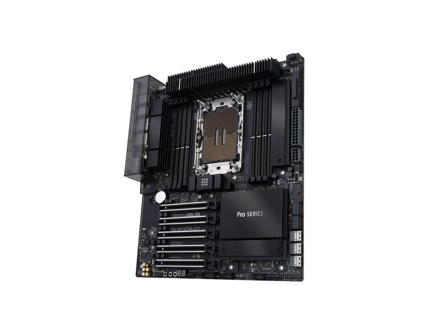 ASUS Pro WS W790-ACE Intel® W790 (LGA 4677) CEB workstation motherboard, PCIe 5.0 x16, M.2, 10G and 2.5G LAN, Server-grade Remote Management, 12+1+1 power stages, front and Rear USB 3.2 Gen 2x2 Type-C