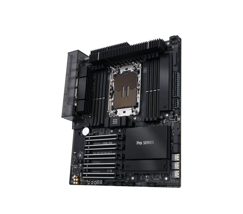 ASUS Pro WS W790-ACE Intel® W790 (LGA 4677) CEB workstation motherboard, PCIe 5.0 x16, M.2, 10G and 2.5G LAN, Server-grade Remote Management, 12+1+1 power stages, front and Rear USB 3.2 Gen 2x2 Type-C