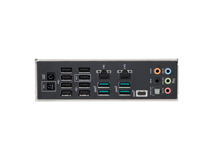 ASUS Pro WS W790-ACE Intel® W790 (LGA 4677) CEB workstation motherboard, PCIe 5.0 x16, M.2, 10G and 2.5G LAN, Server-grade Remote Management, 12+1+1 power stages, front and Rear USB 3.2 Gen 2x2 Type-C