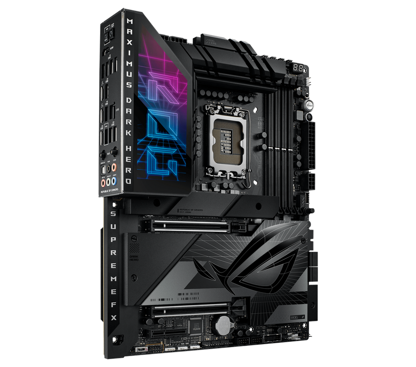 ASUS ROG Maximus Z790 Dark Hero (WiFi 7) LGA 1700(14th,13th,12th Gen) DDR5 ATX gaming motherboard(PCIe 5.0x16 with Q release, five M.2 slots,20+1+2 power stages,2x Thunderbolt 4 ports