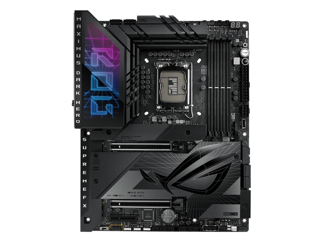 ASUS ROG Maximus Z790 Dark Hero (WiFi 7) LGA 1700(14th,13th,12th Gen) DDR5 ATX gaming motherboard(PCIe 5.0x16 with Q release, five M.2 slots,20+1+2 power stages,2x Thunderbolt 4 ports