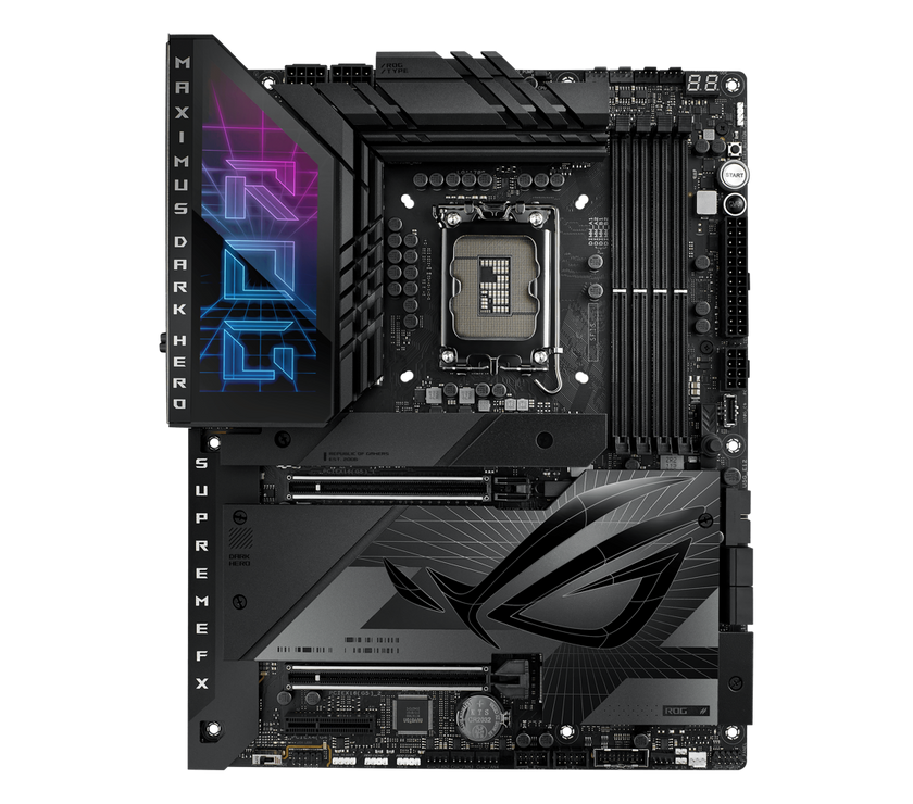 ASUS ROG Maximus Z790 Dark Hero (WiFi 7) LGA 1700(14th,13th,12th Gen) DDR5 ATX gaming motherboard(PCIe 5.0x16 with Q release, five M.2 slots,20+1+2 power stages,2x Thunderbolt 4 ports