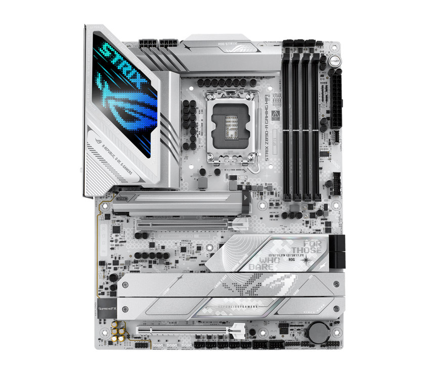 ASUS ROG STRIX Z890-A GAMING WIFI Z890 LGA 1851 ATX motherboard, Intel® Core™ Ultra Series 2 Ready, Advanced AI PC-ready, 16+2+1+2 stages, DDR5, WiFi 7, 2.5G, 5x M.2, Thunderbolt™ 4, USB Type-C, AI OC